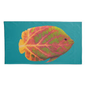 Aspen Leaf Tropische Fische 1 Kissenbezug (Rückseite-Rechts)