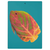 Aspen Leaf Tropische Fische 1 Klemmbrett (Rückseite)