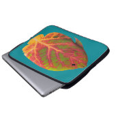 Aspen Leaf Tropische Fische 1 Laptopschutzhülle (Vorne Knopf)