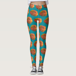 Aspen Leaf Tropische Fische 1 Leggings