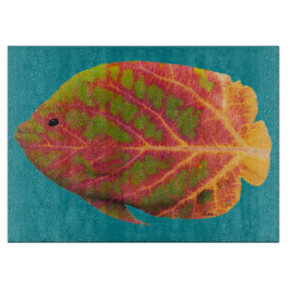 Aspen Leaf Tropische Fische 1 Schneidebrett