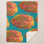 Aspen Leaf Tropische Fische 1 Sherpadecke (Vorderseite)