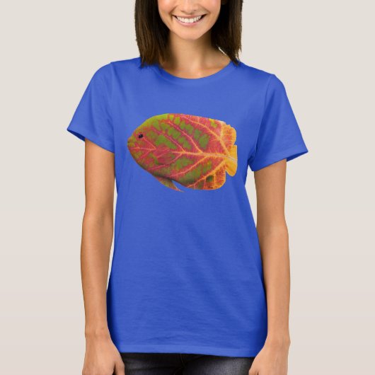 Aspen Leaf Tropische Fische 1 T-Shirt (Vorderseite)