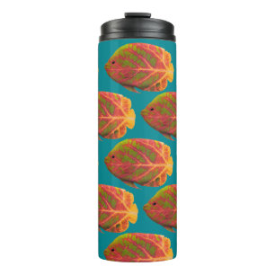 Aspen Leaf Tropische Fische 1 Thermosbecher