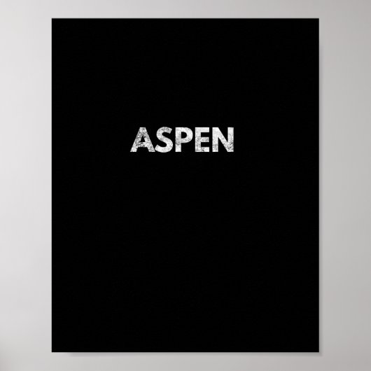 Aspen Long Sleeve Colorado Snowboarden Poster (Vorne)