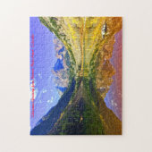 Aspen Maroon Bells Colorado. Weihnachtsgrüße Puzzle (Vertikal)