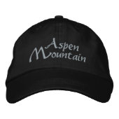 Aspen Mountain colorado bestickter Hut (Vorderseite)
