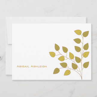 Aspen Note Card Mitteilungskarte