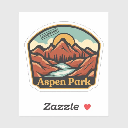 Aspen Park, Colorado Aufkleber (Blatt)