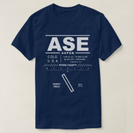 Aspen Pitkin Landkreis Airport ASE T - Shirt