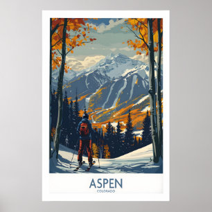 Aspen Poster Ski Druck 1