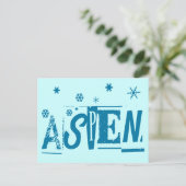 ASPEN POSTKARTE (Stehend Vorderseite)