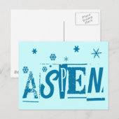 ASPEN POSTKARTE (Vorne/Hinten)
