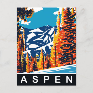 Aspen, Reise Postkarte