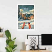 Aspen-Reiseposter - Colorado 1 Poster (Heimbüro)