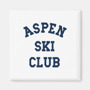 Aspen Ski Club Colorado Skiberg Reise Skifahrer Magnet