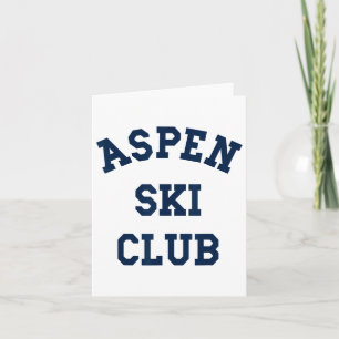 Aspen Ski Club Colorado Skifahren Karte