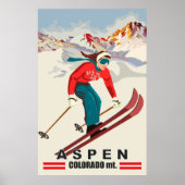 Aspen Ski, Colorado Poster (Vorne)