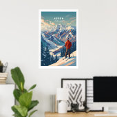 Aspen-Ski-Plakat 1 Poster (Heimbüro)