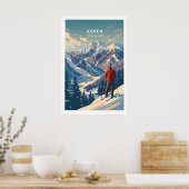 Aspen-Ski-Plakat 1 Poster (Küche)