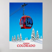 Aspen Ski Poster (Vorne)