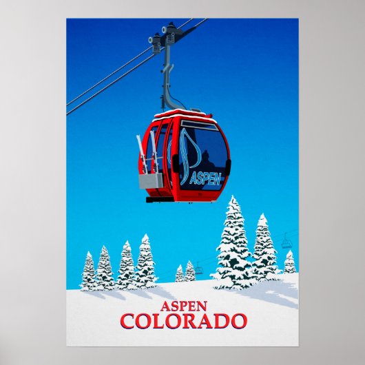 Aspen Ski Poster (Vorne)