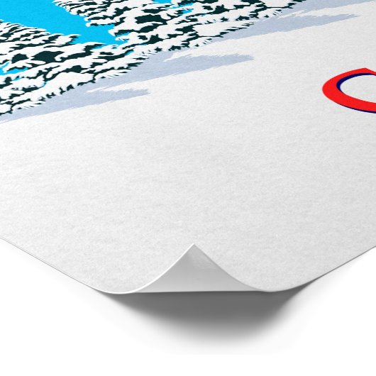 Aspen Ski Poster (Ecke)