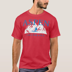 Aspen Ski Winter Sport Colorado Ski Souvenir T-Shirt