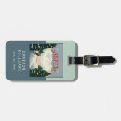 Aspen Skier | Colorado Gepäckanhänger (Vorderseite horizontal)