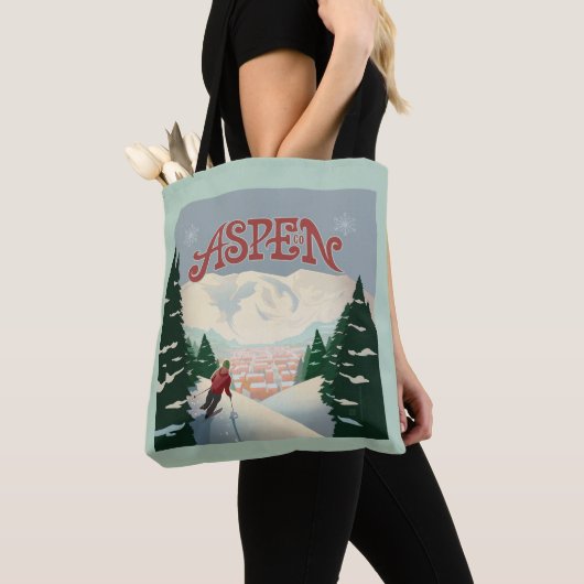 Aspen Skier | Colorado Tasche (Von Nahem)