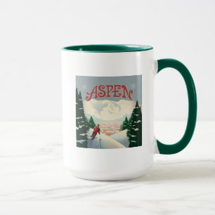 Aspen Skier   Colorado Tasse