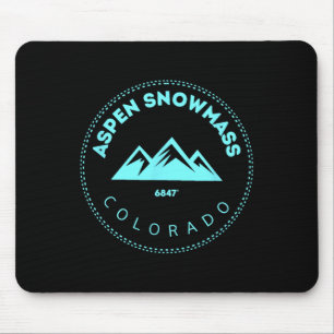 Aspen Snowm Colorado Mountain Town - Erhöhte Co S Mousepad