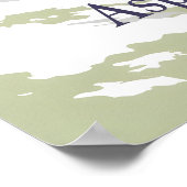 Aspen Snowmass Colorado Skigebiet Poster (Ecke)