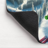 Aspen Snowmassenskifahrer Mousepad (Ecke)