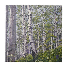 Aspen Tree Forest Fliese
