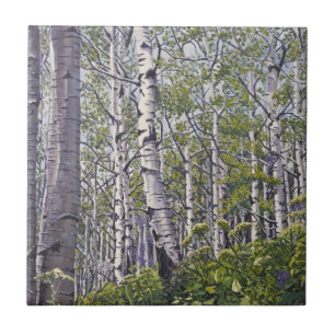 Aspen Tree Forest Fliese