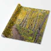 Aspen Tree Forest im Herbst Geschenkpapier (Ungerollt)