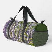 Aspen Tree Forest in Purple & Green – Art  Duffle Bag (Rechte Ecke)