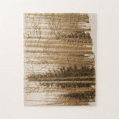 Aspen Tree Forest in Winter Puzzle (Vertikal)