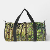 Aspen Tree Forest – Vibrant Yellows & Yellow‑Green Duffle Bag (Vorderseite)