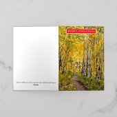 Aspen Tree Holiday oder Ocassion Greeting Card (Äußere Ablage)
