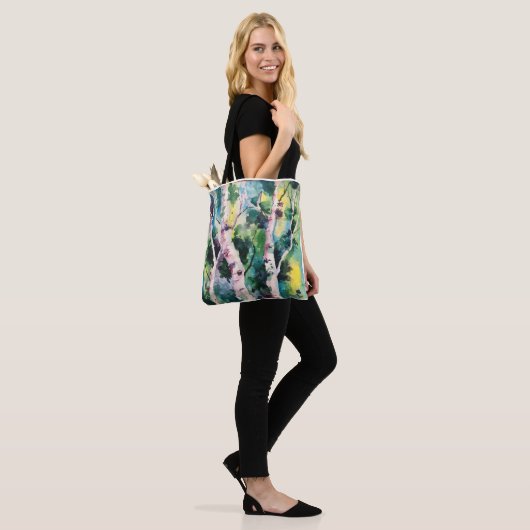 Aspen Tree Tote Bag Tasche (Am Model)