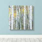 Aspen Tree Trunks | Aspen, Colorado Leinwanddruck (Insitu (Holzboden))