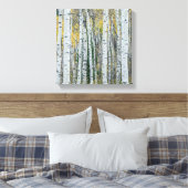 Aspen Tree Trunks | Aspen, Colorado Leinwanddruck (Insitu (Schlafzimmer))