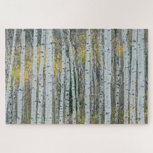 Aspen Tree Trunks | Aspen, Colorado Puzzle (Horizontal)