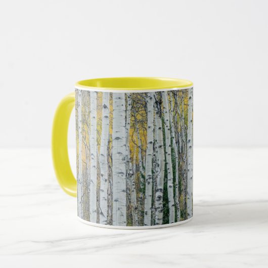Aspen Tree Trunks | Aspen, Colorado Tasse (Vorderseite Links)