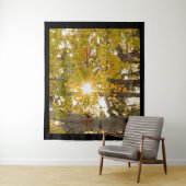 Aspen Tree with Yellow Fall Foliage Sunburst 68x80 Wandteppich (Beispiel)