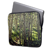 Aspen Tree Woodland Laptopschutzhülle (Vorderseite Links)