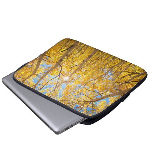 Aspen Trees | Sierra Nevada, CA Laptopschutzhülle (Vorne Knopf)