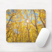 Aspen Trees | Sierra Nevada, CA Mousepad (Mit Mouse)